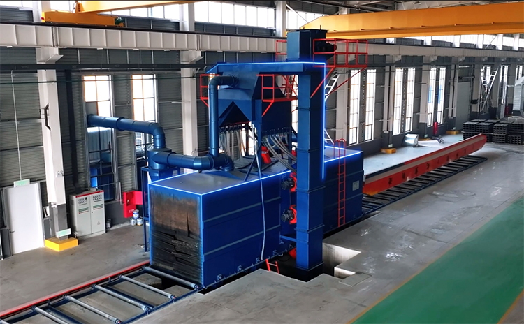 钢板抛丸生产线